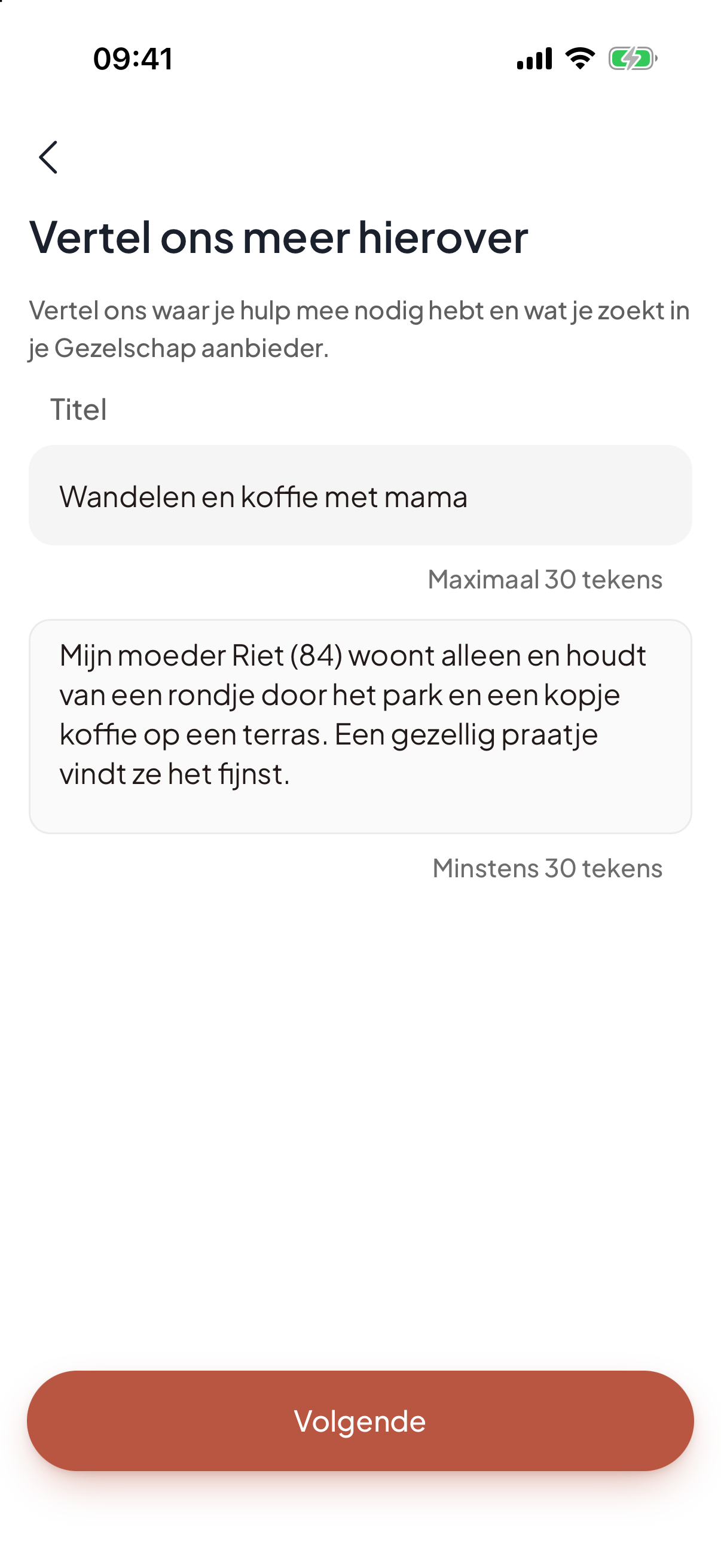 Vertel wat je zoekt